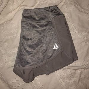 Grey running shorts